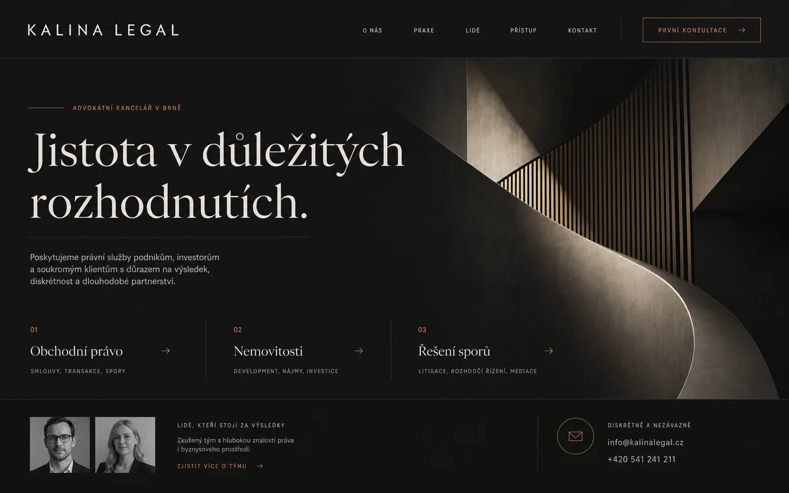Jak má vypadat web advokátní kanceláře, který buduje důvěru