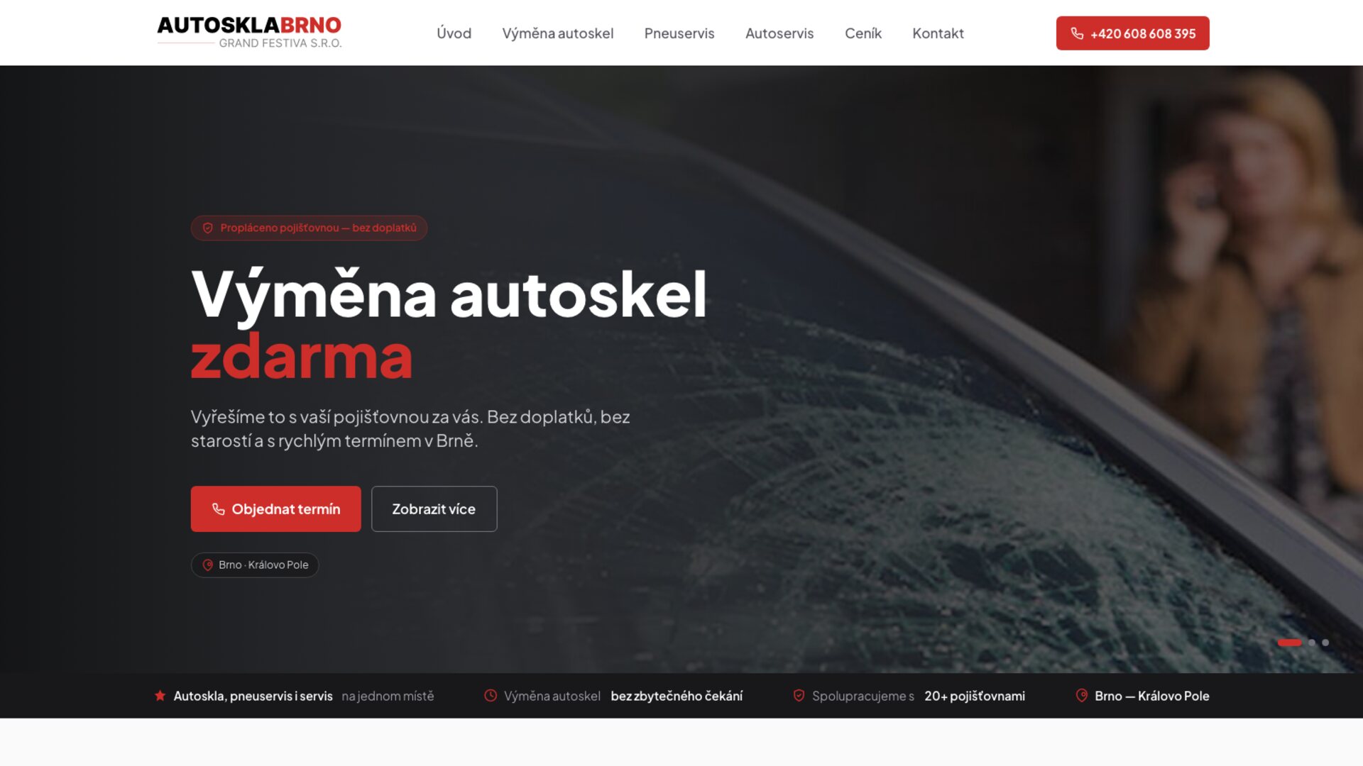 Náhled homepage webu autosklabrno.cz